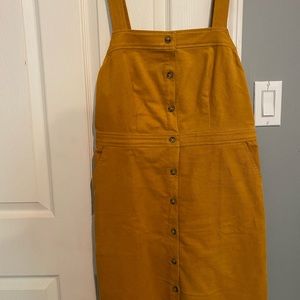 Corduroy Overall Dress